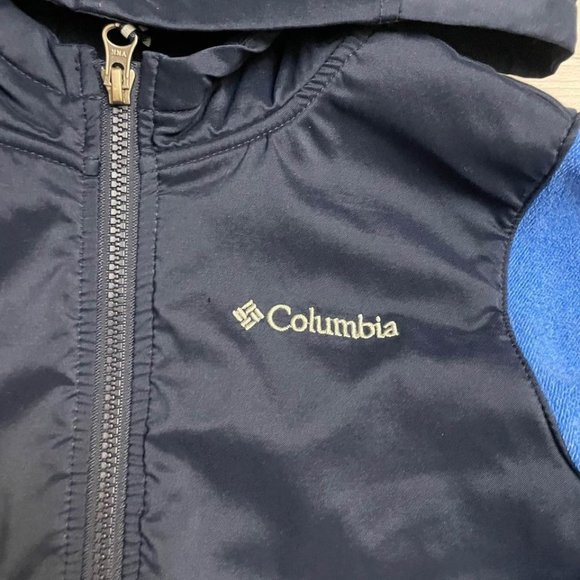 columbia boys fleece‎ jacket medium 10/12 - Picture 4 of 7